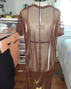 Colorshift Nude tunic